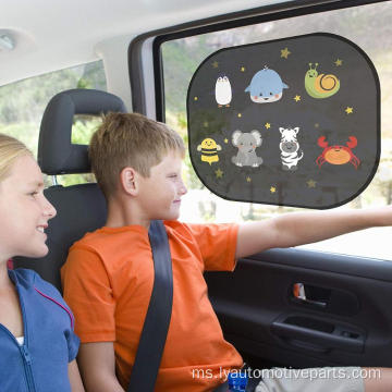 Kartun Kreatif Kanak -kanak Tingkap Sun Visor